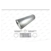 Redback Universal Muffler - 7" Round 20" Long 2" Offset/Offset Right Rotation