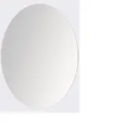 Ronbow Mirror M8012-Oval Frameless Mirror Overall: 17 15/16" W x 23 13/16" H