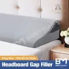 Wedge Pillow Bed Headboard Gap Filler Foam Cushion Headrest Neck Back Support