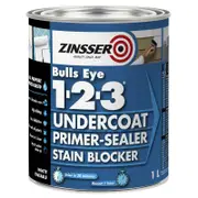 Zinsser 1L White Bulls Eye Primer Undercoat Sealer And Stain Blocker