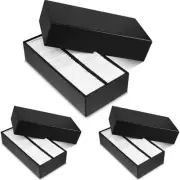 3 Pcs Double Row Coin Box Holders for Collectors Storage Supplies Collecting ...