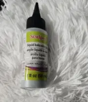 Liquid Bakeable Sculpey 2oz-Silver,