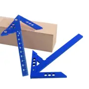 Center Finder Woodworking Square 45 Degree Right Angle Measuring Ruler