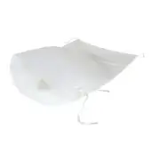 Vestil Sand Bag 26"x14.75" Tie String Secure Flexible Polypropylene Woven White
