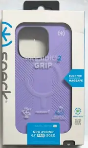 Speck Presidio2 Grip Case with MagSafe for Apple iPhone 14 Pro - Spring Purple