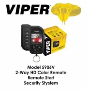 Car Alarm-Viper 5906VR 2-Way OLED Colour Security with Remote Start. RRP $1299