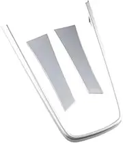 for Cayenne 2018-2022 ABS Car Gear Shift Knob Frame Panel Decoration Cover Trim Trim Interior (Color : Silver)