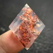 Scenic Moss Agate Cabochon 26x21x4mm High Quality 13.5 ct