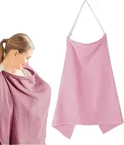 Nursing Cover,Breathable 360 Degree Coverage Nursing Poncho for Breastfeeding - Soft Nursing Apron for Women Breastfeeding Baby Shower