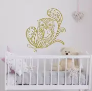 Wall Decals Owl for Girl Room Decoration Vinyl Sticker Home Decor Nursery EG58