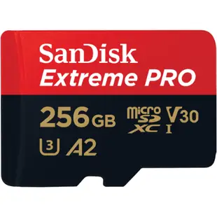 SanDisk Extreme Pro microSD MICROSDXC 記憶卡 256GB SDSQXCD-256G-GN6MA 香港行貨