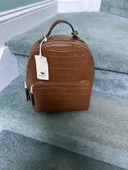 Radley London Sutton Acres Faux Croc Zip Around Backpack