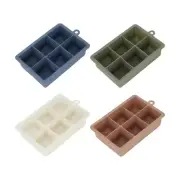 Giant Ice Cube Tray Silicone Moulds Dishwasher Safe Beverages Chilled - Assorted