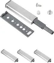 FRAKMU 4pcs Push to Open Door Catches for Kitchen Cabinet Cupboard Wardrobe Automatic Spring Flap Touch Latch for Screw Fixing