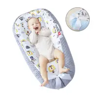 在飛比找PChome24h購物優惠-【Mesenfants】嬰兒床中床 泡泡絨加厚便攜式可折疊寶