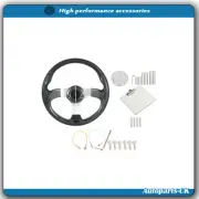 Carbon Fiber Steering Wheel+Score Card Holde For Yamaha EZGO Golf Cart