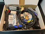 Assorted tv and computer cables