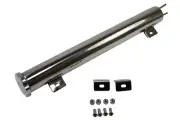 17" Stainless Steel Radiator Overflow Tank Universal Chevy Ford Mopar Hot Rod