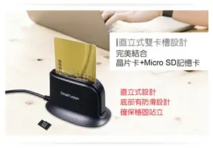 (可詢問訂購)DigiFusion伽利略 SCR812 桌上型 ATM + Micro SD 二合一讀卡機