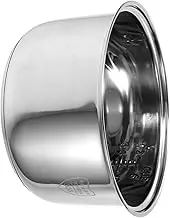 ASAKKURA Stainless Steel Inner Pot for Rice Cooker Nonstick Cooking Container Compatible with Various Brands Even Heat Distribution for Home Office Use