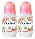 Crystal Mineral Deodorant Roll-On Coconut & Vanilla 2 Pack