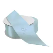 NEW Water Repellent Satin Ribbon - 38mm x 45metres - Florists Gift - Light Blue