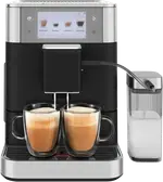 KitchenAid Fully Automatic Espresso Machine With Milk Container Cast Iron Black