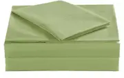 King Percale Bed Sheets, 200 Thread Count Cotton Polyester Blend Sheet Set,Wrink