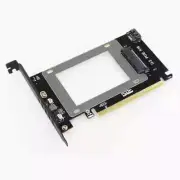 New PCI-E Riser 3.0 4X X16 to U.2 SFF-8639 Adapter NVMe PCIe SSD M.2 NGFF