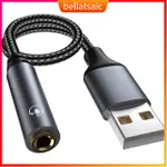 2 IN 1 EXTERNAL SOUND CARD USB HEADPHONE SPEAKERS ADAPTER /