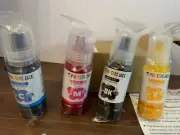 Printers Jack Anti-UV Sublimation Ink for Epson EcoTank Printers 4 pack BK/C/M/Y