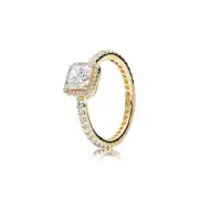 Authentic Pandora 14k Pure Gold Timeless Elegance Ring size (60) 9