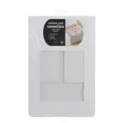 3PK Lemon & Lime White Sweeties 25x10cm Cake Storage Box Container w/ Clear Lid