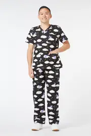 Cat In The Clouds Scrubs