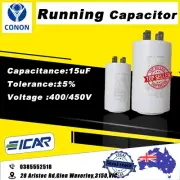 ICAR 15 UF RUN running capacitor 450V Motor 50/60Hz 4 pins best quality