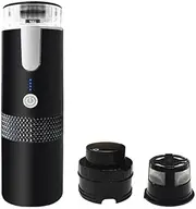 Portable Espresso Capsule Coffee Maker Cordless Heating Electric Espresso Machine for Car HomeTravel Camping Coffee Maker