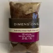 Dimensions FeltWorks 100% Wool 1) Brown Curly Roving 0.25oz Needle Felting Craft