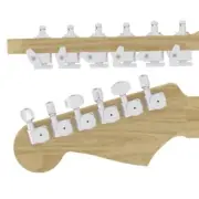 NEW Hipshot for Fender GripLock Staggered LOCKING TUNERS Chrome 6K1FEL0C-STAG