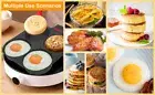 Egg Frying Pan Set Aluminum 4 Cups Egg Frying Pan Nonstick Mini Egg Cooker DX