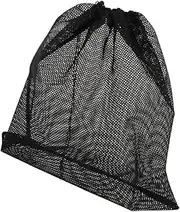 Toddmomy Pond Pump Mesh Bag Filter Bag for Pool 45x45cm Black Sturdy Polyester Easy to Use