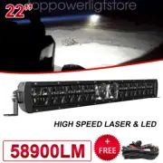 Osram Laser 22inch Double Row Spot Flood Combo beam Light Bar 1lux@1486M 4X4 UTE
