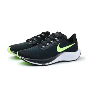 【滿額最高限折$250】NIKE 慢跑鞋 ZOOM PEGASUS 37 飛馬 黑藍 螢光綠 透氣 休閒 運動 女 (布魯克林) BQ9647-001