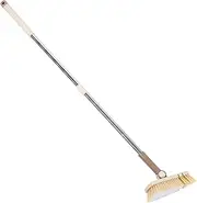 Minkissy Stable Handle Floor Scrubber Long-Handled Bristle Brush Perfect for Pool and Tile Cleaning Bathroom Scrub Brush