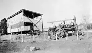Barlow Traction Engine Moving Stand White Flat Sports Ground 1930 OLD PHOTO