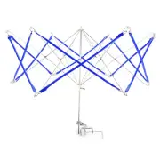 Blue Iron Umbrella Shape Knitting Crochet String Winder Holder Machine Accessory