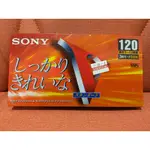 [全新未用] SONY VHS 120空白錄影帶（品名：T-120VK）