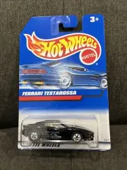 1997 MATTEL HOT WHEELS FERRARI TESTAROSSA BLACK MODEL #19712