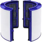 TP06 Replacement Filter Compatible with Dyson HP06, HP09, TP06, TP09, PH01, PH02, PH03,HP07, TP07,360° Combi Glass Filter,2-in-1 HEPA + Carbon Filter #Part No.970341-01 & 965432-01