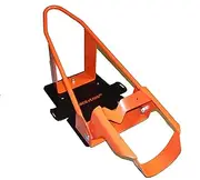 Lock 'N Load (BK100 Orange/Black Deluxe Motorcycle Wheel Chock