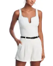 Aqua Crystal Trim Top - Exclusive